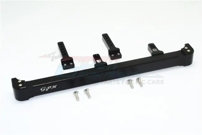 Traxxas Trx-4 Trail Defender Crawler Aluminum Rear Bumper (On-Road Street Fighter) - 1 Set Black 1