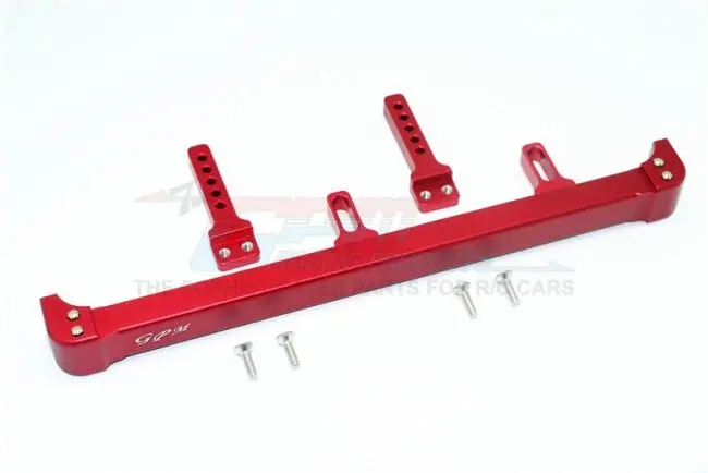 Traxxas Trx-4 Trail Defender Crawler Aluminum Rear Bumper (On-Road Street Fighter) - 1 Set Red 1