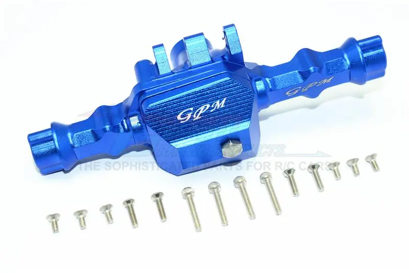 Traxxas Trx-4 Trail Defender Crawler Aluminum Rear Gear Box - 1 Set Blue 1