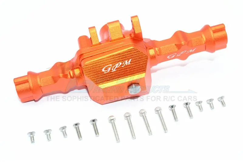 Traxxas Trx-4 Trail Defender Crawler Aluminum Rear Gear Box - 1 Set Orange 1