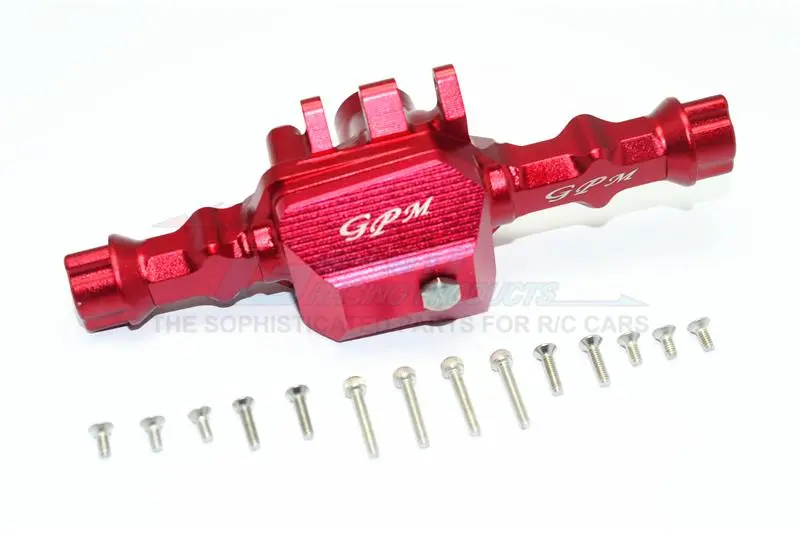 Traxxas Trx-4 Trail Defender Crawler Aluminum Rear Gear Box - 1 Set Red 1