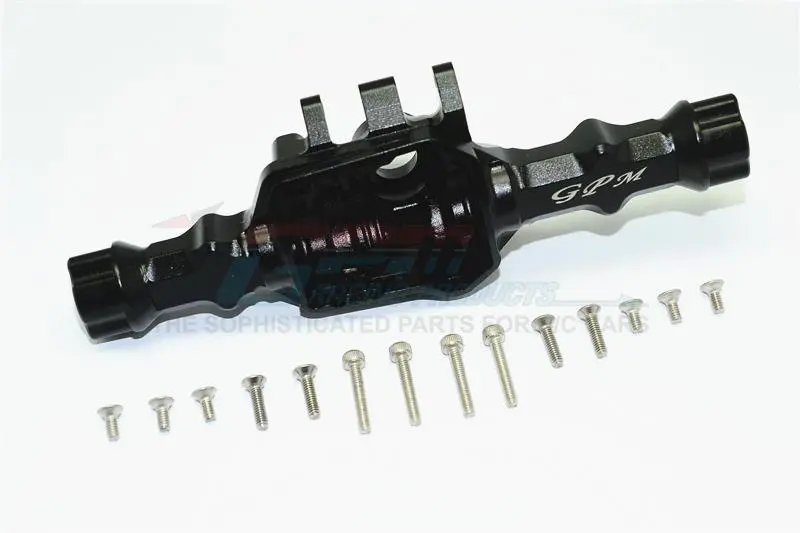 Traxxas Trx-4 Trail Defender Crawler Aluminum Rear Gear Box (Without Cover) - 1 Set Black 1