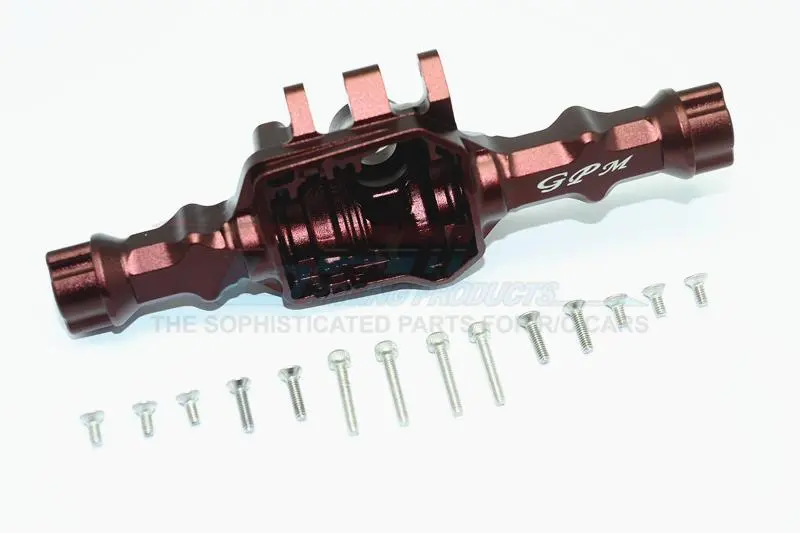 Traxxas Trx-4 Trail Defender Crawler Aluminum Rear Gear Box (Without Cover) - 1 Set Brown 1