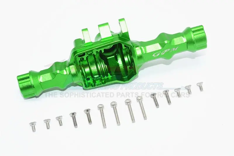 Traxxas Trx-4 Trail Defender Crawler Aluminum Rear Gear Box (Without Cover) - 1 Set Green 1