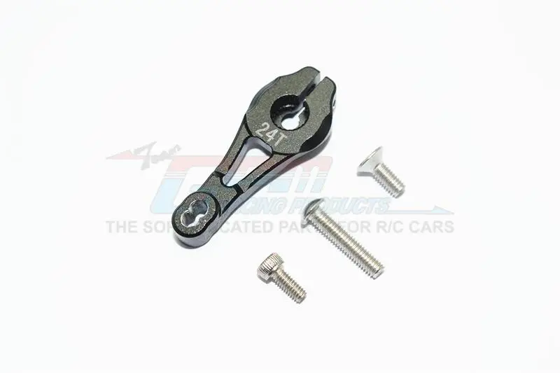 Traxxas Trx-4 Trail Defender Crawler Aluminum Servo Horn 24T - 1Pc Set Black 1