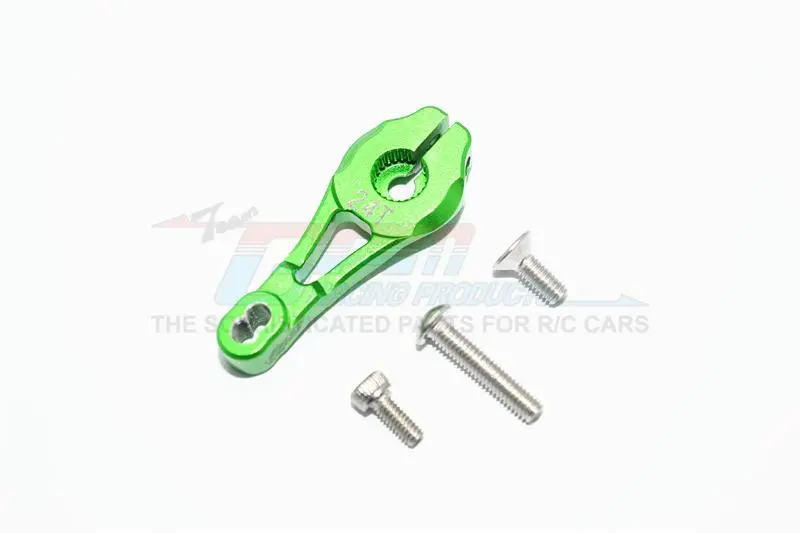 Traxxas Trx-4 Trail Defender Crawler Aluminum Servo Horn 24T - 1Pc Set Green 1