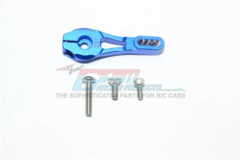 Traxxas Trx-4 Trail Defender Crawler Aluminum Servo Horn 25T (4 Positioning Holes) - 1Pc Set Blue 1