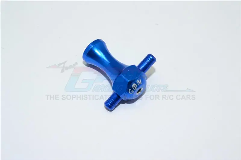 Traxxas Trx-4 Trail Defender Crawler Aluminum Spare Tire Locking - 1Pc Blue 1