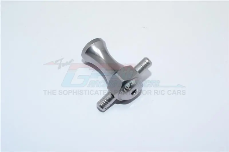 Traxxas Trx-4 Trail Defender Crawler Aluminum Spare Tire Locking - 1Pc Gray Silver 1
