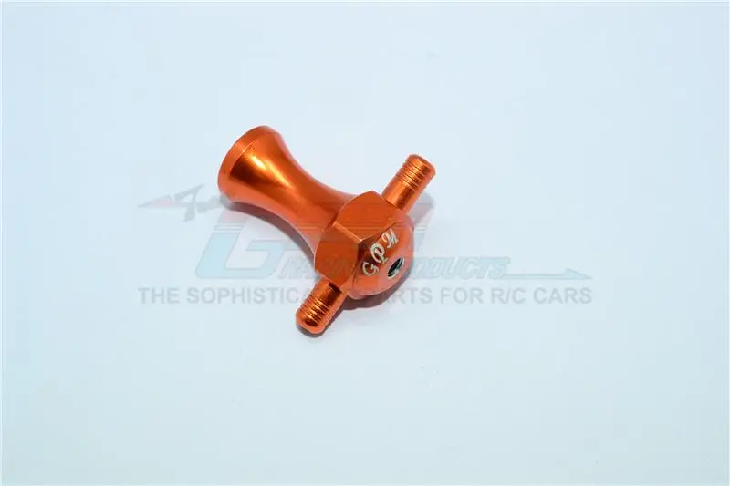 Traxxas Trx-4 Trail Defender Crawler Aluminum Spare Tire Locking - 1Pc Orange 1