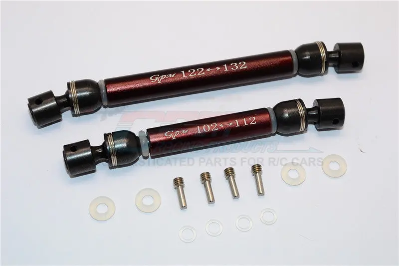 Traxxas Trx-4 Trail Defender Crawler Aluminum + Steel Front / Rear Cvd Main Shafts - 1Pr Set Brown 1