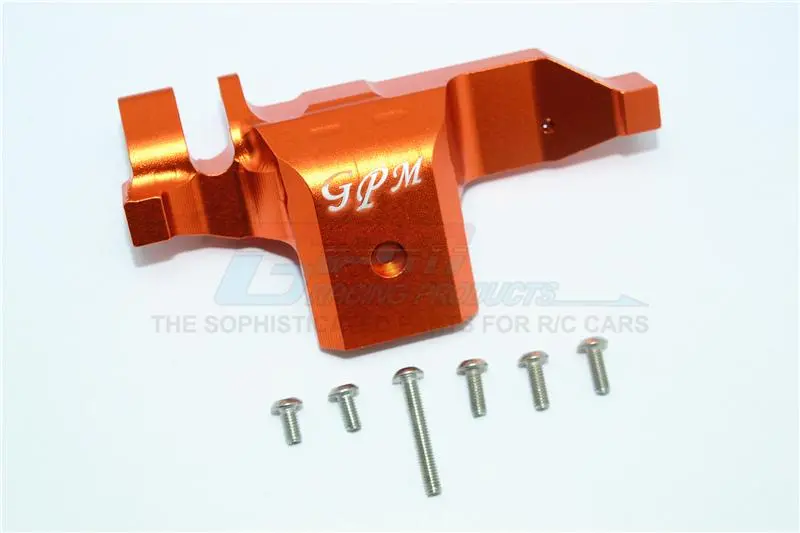 Traxxas Trx-4 Trail Defender Crawler Aluminum Transmission Lower Spur Gear Case Cover - 1Pc Set Orange 1