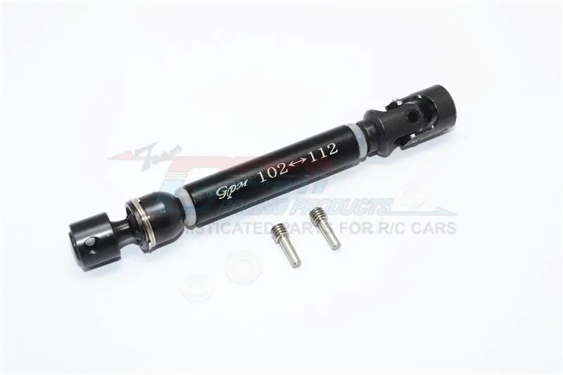 Traxxas Trx-4 Trail Defender Crawler Front Main Shaft With Steel Joint And Aluminum Body - 1Pc Set Black 1