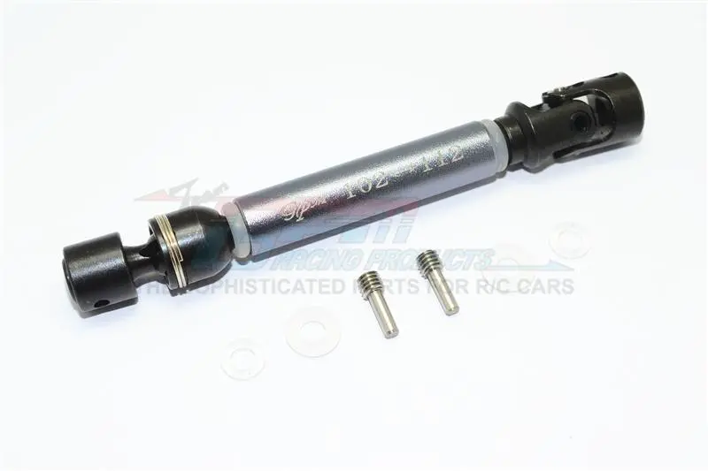 Traxxas Trx-4 Trail Defender Crawler Front Main Shaft With Steel Joint And Aluminum Body - 1Pc Set Gray Silver 1