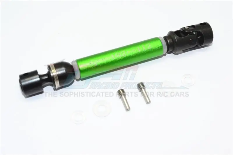 Traxxas Trx-4 Trail Defender Crawler Front Main Shaft With Steel Joint And Aluminum Body - 1Pc Set Green 1