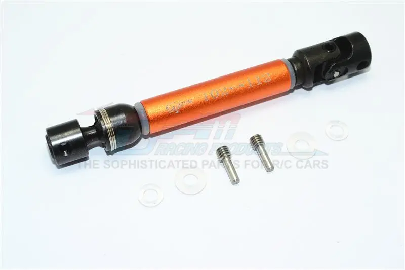 Traxxas Trx-4 Trail Defender Crawler Front Main Shaft With Steel Joint And Aluminum Body - 1Pc Set Orange 1
