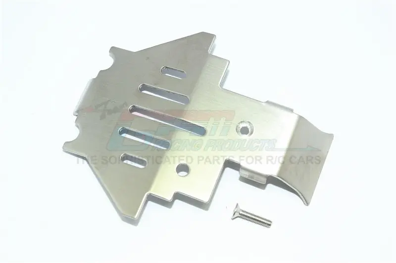 Traxxas Trx-4 Trail Defender Crawler Stainless Steel Center Gear Box Bottom Protector Mount - 1Pc Set Original Color 1