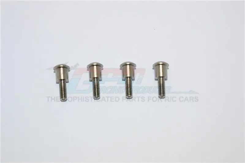 Traxxas Trx-4 Trail Defender Crawler Stainless Steel Kingpins For Front C Hubs - 4Pcs Set Original Color 1