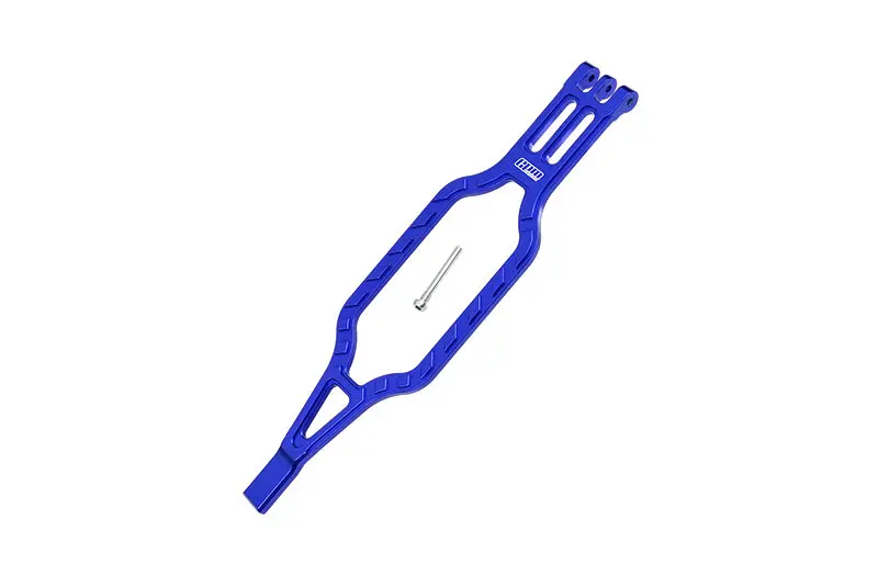 Traxxas Trx-4 Trail Defender Crawler / Trx-6 Mercedes-Benz G63 Aluminum Battery Hold-Down - 3Pcs Set Blue 1