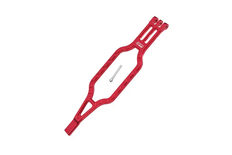 Traxxas Trx-4 Trail Defender Crawler / Trx-6 Mercedes-Benz G63 Aluminum Battery Hold-Down - 3Pcs Set Red 1