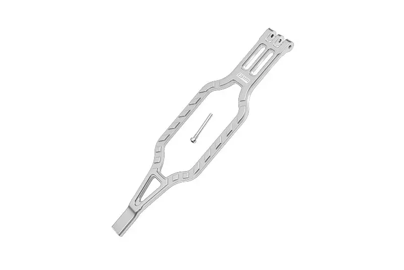 Traxxas Trx-4 Trail Defender Crawler / Trx-6 Mercedes-Benz G63 Aluminum Battery Hold-Down - 3Pcs Set Silver 1