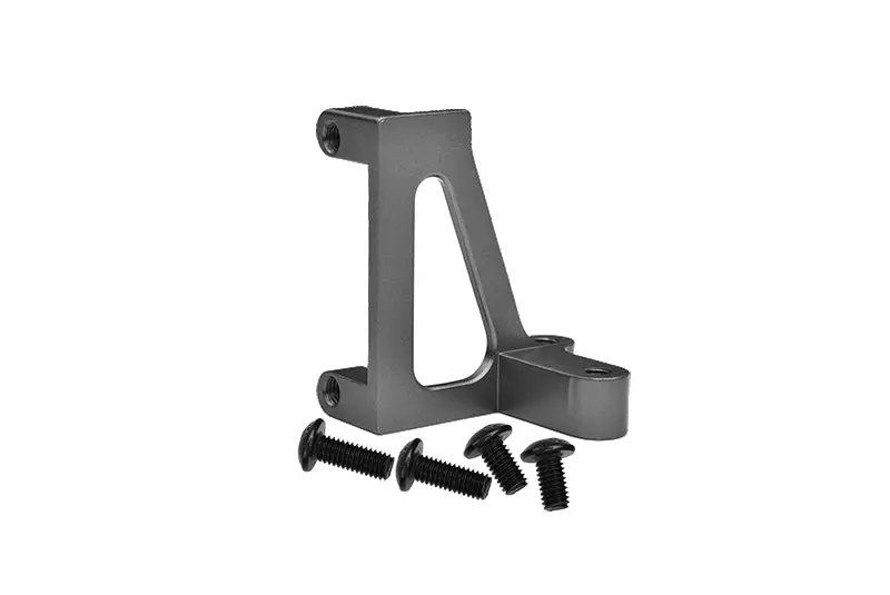 Traxxas Trx-4 Trail Defender Crawler / Trx-6 Mercedes-Benz G63 Aluminum Center Gear Box Diff Lock Servo Mount - 1Pc Set Gray Silver 1