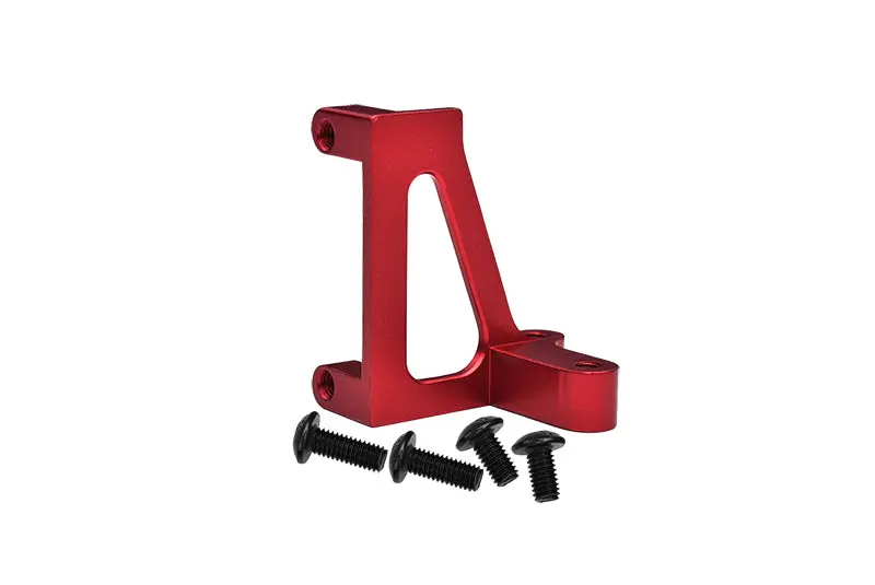 Traxxas Trx-4 Trail Defender Crawler / Trx-6 Mercedes-Benz G63 Aluminum Center Gear Box Diff Lock Servo Mount - 1Pc Set Red 1