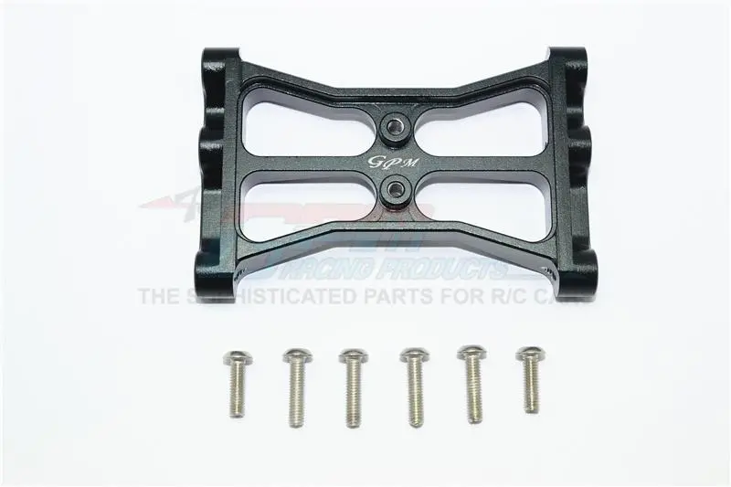 Traxxas Trx-4 Trail Defender Crawler / Trx-6 Mercedes-Benz G63 Aluminum Chassis Crossmember - 1Pc Set Black 1