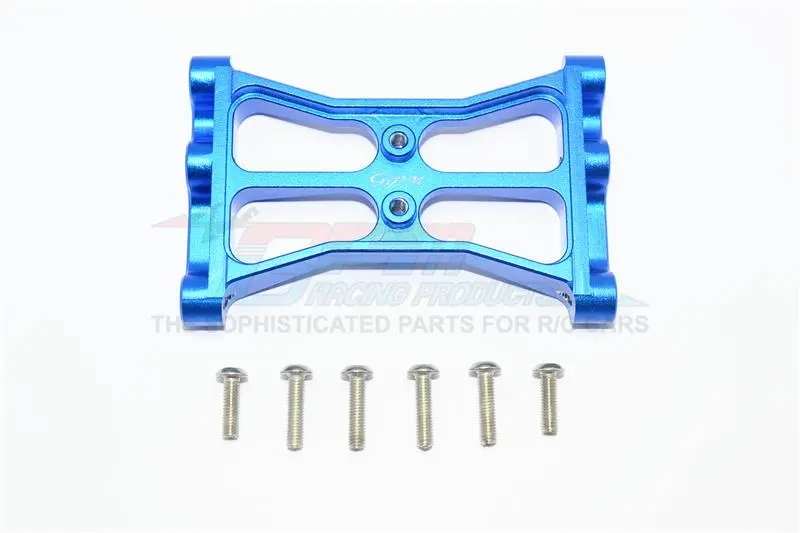 Traxxas Trx-4 Trail Defender Crawler / Trx-6 Mercedes-Benz G63 Aluminum Chassis Crossmember - 1Pc Set Blue 1