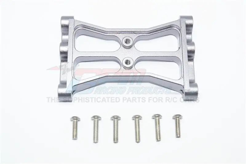 Traxxas Trx-4 Trail Defender Crawler / Trx-6 Mercedes-Benz G63 Aluminum Chassis Crossmember - 1Pc Set Gray Silver 1