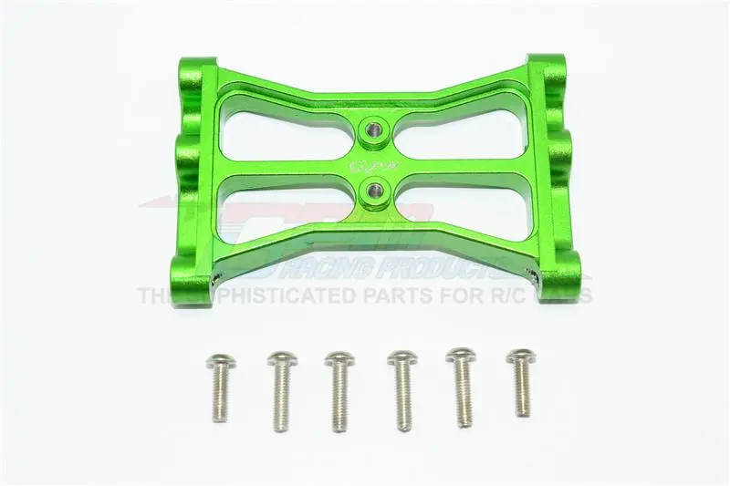 Traxxas Trx-4 Trail Defender Crawler / Trx-6 Mercedes-Benz G63 Aluminum Chassis Crossmember - 1Pc Set Green 1