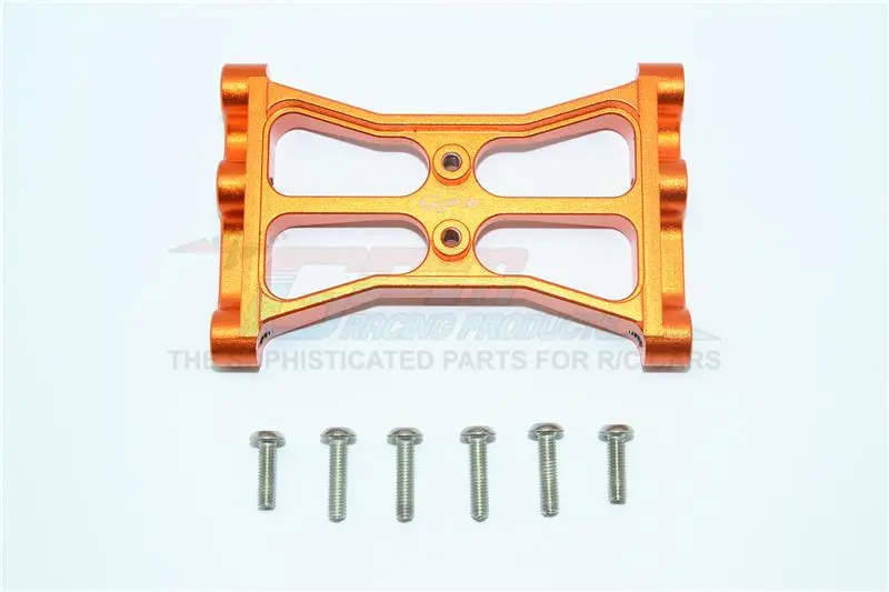 Traxxas Trx-4 Trail Defender Crawler / Trx-6 Mercedes-Benz G63 Aluminum Chassis Crossmember - 1Pc Set Orange 1