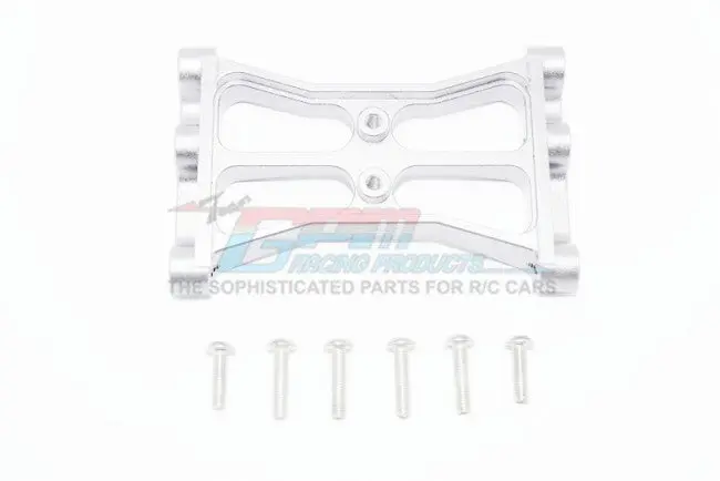 Traxxas Trx-4 Trail Defender Crawler / Trx-6 Mercedes-Benz G63 Aluminum Chassis Crossmember - 1Pc Set Silver 1