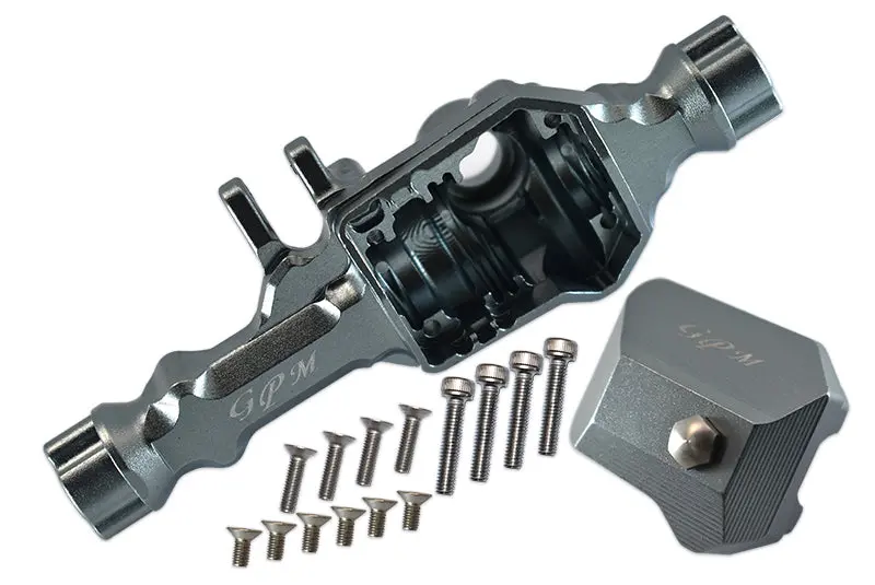 Traxxas Trx-4 Trail Defender Crawler / Trx-6 Mercedes-Benz G63 Aluminum Front Gear Box - 1 Set Gray Silver 1