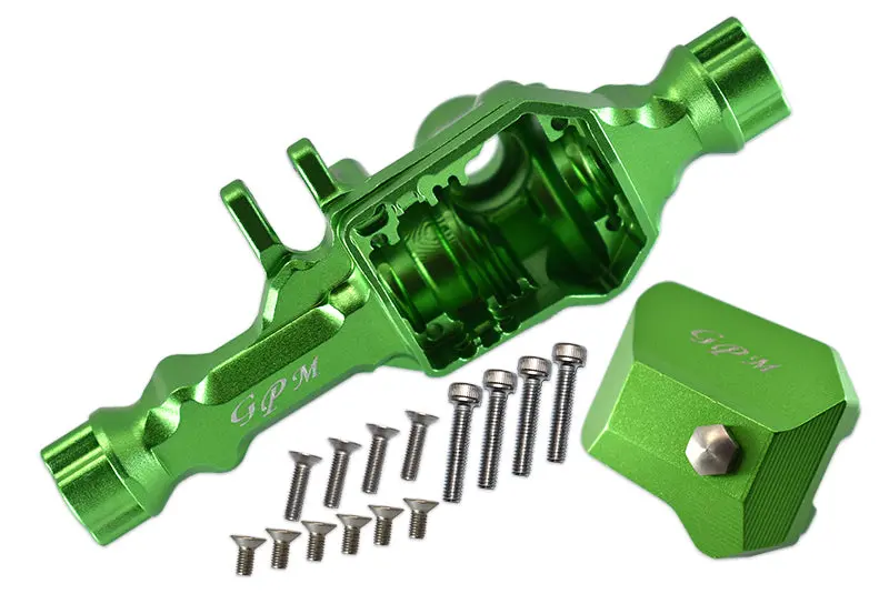 Traxxas Trx-4 Trail Defender Crawler / Trx-6 Mercedes-Benz G63 Aluminum Front Gear Box - 1 Set Green 1