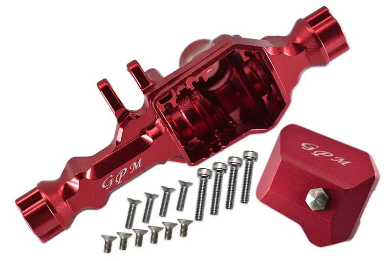 Traxxas Trx-4 Trail Defender Crawler / Trx-6 Mercedes-Benz G63 Aluminum Front Gear Box - 1 Set Red 1