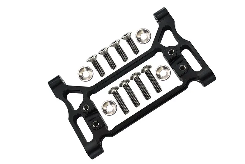 Traxxas Trx-4 Trail Defender Crawler / Trx-6 Mercedes-Benz G63 Aluminum Front Servo Mount - 1 Set Black 1