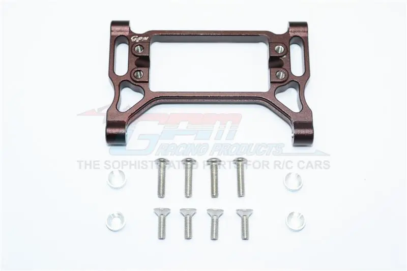 Traxxas Trx-4 Trail Defender Crawler / Trx-6 Mercedes-Benz G63 Aluminum Front Servo Mount - 1 Set Brown 1
