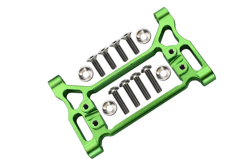 Traxxas Trx-4 Trail Defender Crawler / Trx-6 Mercedes-Benz G63 Aluminum Front Servo Mount - 1 Set Green 1