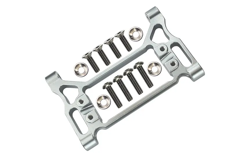 Traxxas Trx-4 Trail Defender Crawler / Trx-6 Mercedes-Benz G63 Aluminum Front Servo Mount - 1 Set Silver 1