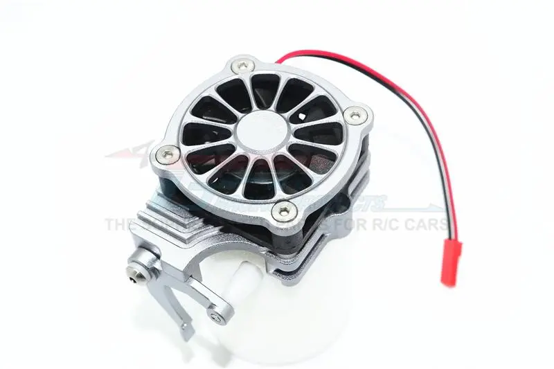 Traxxas Trx-4 Trail Defender Crawler / Trx-6 Mercedes-Benz G63 Aluminum Motor Cooling Fan With Easy Switch - 1 Set Green 2