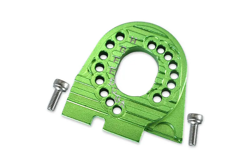 Traxxas Trx-4 Trail Defender Crawler / Trx-6 Mercedes-Benz G63 Aluminum Motor Mount Plate With Heat Sink Fins - 1Pc Set Green 1