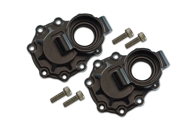 Traxxas Trx-4 Trail Defender Crawler / Trx-6 Mercedes-Benz G63 Aluminum Rear Knuckle Arm Inner Case - 1Pr Set Black 1