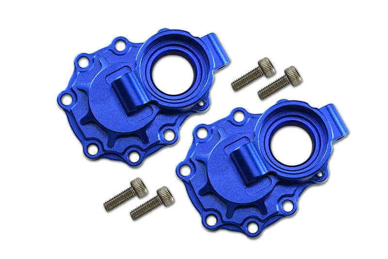 Traxxas Trx-4 Trail Defender Crawler / Trx-6 Mercedes-Benz G63 Aluminum Rear Knuckle Arm Inner Case - 1Pr Set Blue 1