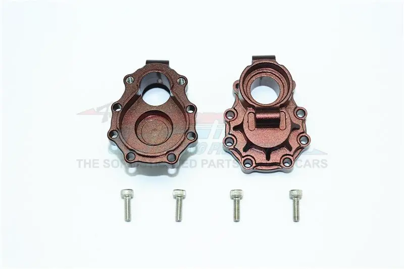 Traxxas Trx-4 Trail Defender Crawler / Trx-6 Mercedes-Benz G63 Aluminum Rear Knuckle Arm Inner Case - 1Pr Set Brown 1
