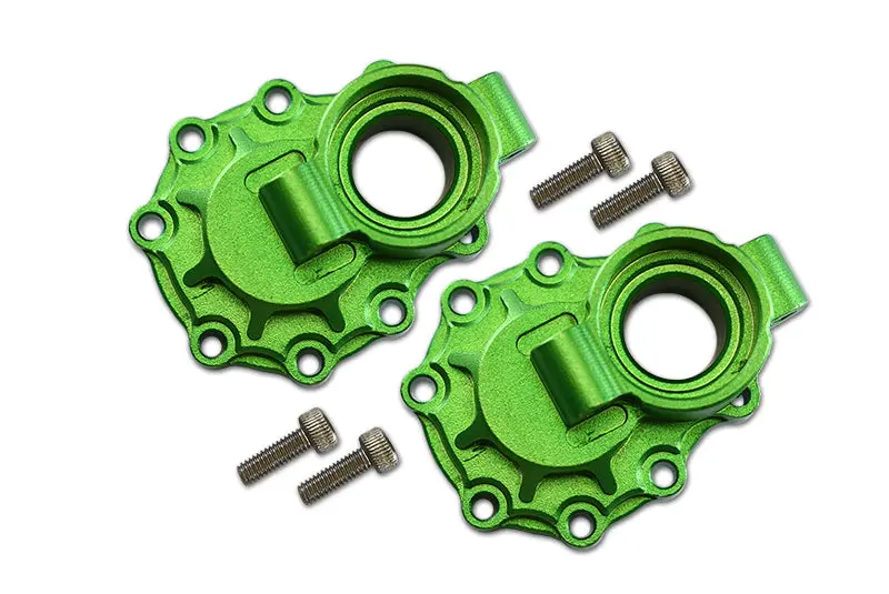 Traxxas Trx-4 Trail Defender Crawler / Trx-6 Mercedes-Benz G63 Aluminum Rear Knuckle Arm Inner Case - 1Pr Set Green 1