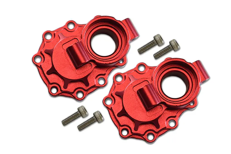 Traxxas Trx-4 Trail Defender Crawler / Trx-6 Mercedes-Benz G63 Aluminum Rear Knuckle Arm Inner Case - 1Pr Set Red 1
