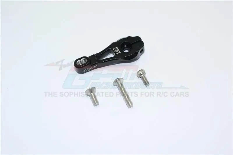 Traxxas Trx-4 Trail Defender Crawler / Trx-6 Mercedes-Benz G63 Aluminum Servo Horn - 1Pc Set Black 1