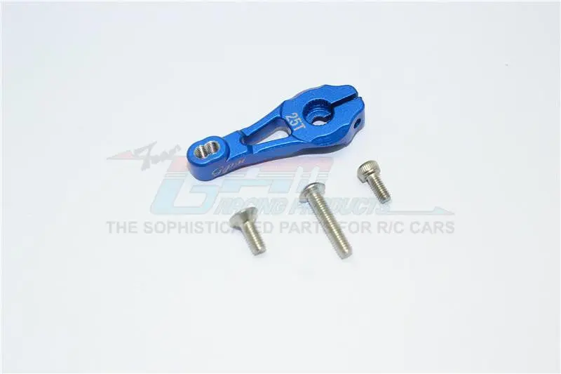 Traxxas Trx-4 Trail Defender Crawler / Trx-6 Mercedes-Benz G63 Aluminum Servo Horn - 1Pc Set Blue 1