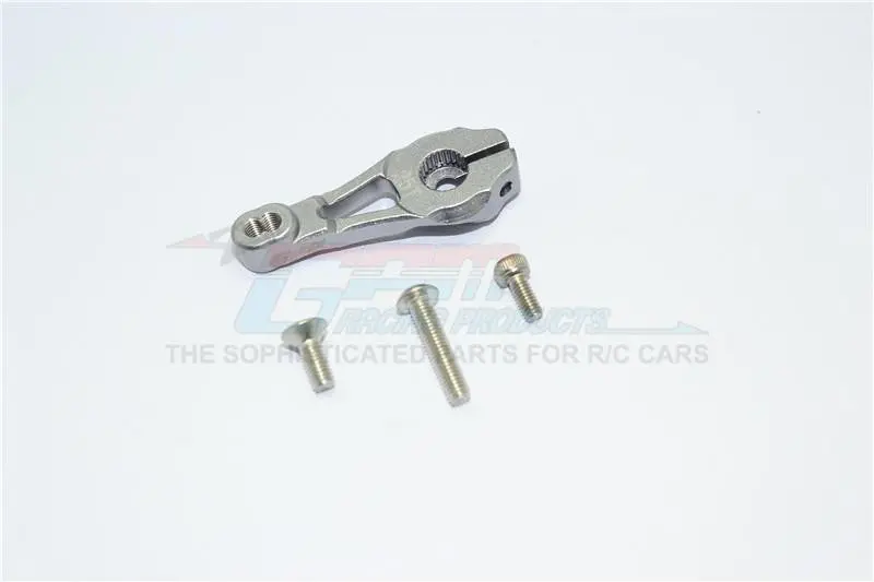 Traxxas Trx-4 Trail Defender Crawler / Trx-6 Mercedes-Benz G63 Aluminum Servo Horn - 1Pc Set Gray Silver 1